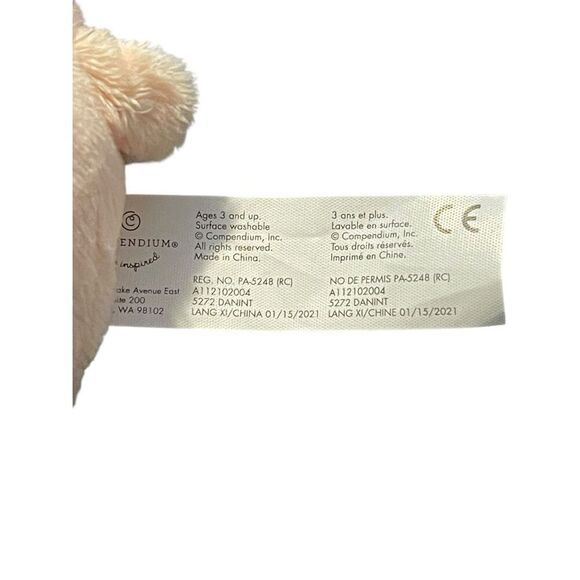 Compendium Pink Flying Aviator Pig Plush Cute Stuffed Animal 9" - Picture 8 of 9